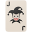 PLAYING CARD BLACK JOKER emoji in Apple's design style - Unicode 1F0CF