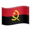 Angola Flag emoji in Apple's design style - Unicode 1F1E6-1F1F4