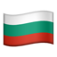 Bulgaria Flag emoji in Apple's design style - Unicode 1F1E7-1F1EC