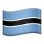 Botswana Flag emoji in Apple's design style - Unicode 1F1E7-1F1FC