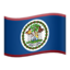 Belize Flag emoji in Apple's design style - Unicode 1F1E7-1F1FF