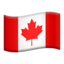 Canada Flag emoji in Apple's design style - Unicode 1F1E8-1F1E6