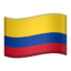 Colombia Flag emoji in Apple's design style - Unicode 1F1E8-1F1F4