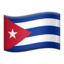 Cuba Flag emoji in Apple's design style - Unicode 1F1E8-1F1FA