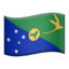 Christmas Island Flag emoji in Apple's design style - Unicode 1F1E8-1F1FD