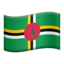 Dominica Flag emoji in Apple's design style - Unicode 1F1E9-1F1F2