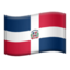 Dominican Republic Flag emoji in Apple's design style - Unicode 1F1E9-1F1F4