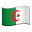 Algeria Flag emoji in Apple's design style - Unicode 1F1E9-1F1FF