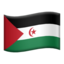 Western Sahara Flag emoji in Apple's design style - Unicode 1F1EA-1F1ED