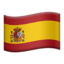 Spain Flag emoji in Apple's design style - Unicode 1F1EA-1F1F8