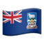 Falkland Islands Flag emoji in Apple's design style - Unicode 1F1EB-1F1F0