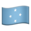 Micronesia Flag emoji in Apple's design style - Unicode 1F1EB-1F1F2