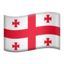 Georgia Flag emoji in Apple's design style - Unicode 1F1EC-1F1EA