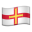 Guernsey Flag emoji in Apple's design style - Unicode 1F1EC-1F1EC