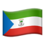 Equatorial Guinea Flag emoji in Apple's design style - Unicode 1F1EC-1F1F6