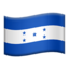 Honduras Flag emoji in Apple's design style - Unicode 1F1ED-1F1F3