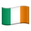 Ireland Flag emoji in Apple's design style - Unicode 1F1EE-1F1EA