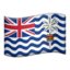 British Indian Ocean Territory Flag emoji in Apple's design style - Unicode 1F1EE-1F1F4