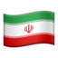 Iran Flag emoji in Apple's design style - Unicode 1F1EE-1F1F7