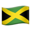 Jamaica Flag emoji in Apple's design style - Unicode 1F1EF-1F1F2