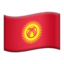 Kyrgyzstan Flag emoji in Apple's design style - Unicode 1F1F0-1F1EC