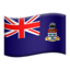 Cayman Islands Flag emoji in Apple's design style - Unicode 1F1F0-1F1FE