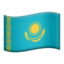 Kazakhstan Flag emoji in Apple's design style - Unicode 1F1F0-1F1FF