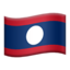 Laos Flag emoji in Apple's design style - Unicode 1F1F1-1F1E6