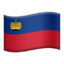 Liechtenstein Flag emoji in Apple's design style - Unicode 1F1F1-1F1EE