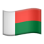 Madagascar Flag emoji in Apple's design style - Unicode 1F1F2-1F1EC