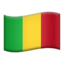 Mali Flag emoji in Apple's design style - Unicode 1F1F2-1F1F1