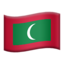 Maldives Flag emoji in Apple's design style - Unicode 1F1F2-1F1FB