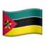 Mozambique Flag emoji in Apple's design style - Unicode 1F1F2-1F1FF