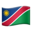 Namibia Flag emoji in Apple's design style - Unicode 1F1F3-1F1E6