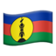 New Caledonia Flag emoji in Apple's design style - Unicode 1F1F3-1F1E8