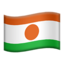 Niger Flag emoji in Apple's design style - Unicode 1F1F3-1F1EA