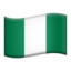 Nigeria Flag emoji in Apple's design style - Unicode 1F1F3-1F1EC