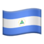 Nicaragua Flag emoji in Apple's design style - Unicode 1F1F3-1F1EE