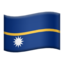 Nauru Flag emoji in Apple's design style - Unicode 1F1F3-1F1F7