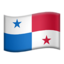 Panama Flag emoji in Apple's design style - Unicode 1F1F5-1F1E6