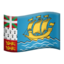 St. Pierre & Miquelon Flag emoji in Apple's design style - Unicode 1F1F5-1F1F2