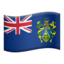 Pitcairn Islands Flag emoji in Apple's design style - Unicode 1F1F5-1F1F3