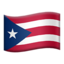 Puerto Rico Flag emoji in Apple's design style - Unicode 1F1F5-1F1F7