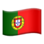 Portugal Flag emoji in Apple's design style - Unicode 1F1F5-1F1F9