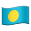 Palau Flag emoji in Apple's design style - Unicode 1F1F5-1F1FC