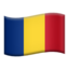 Romania Flag emoji in Apple's design style - Unicode 1F1F7-1F1F4