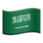 Saudi Arabia Flag emoji in Apple's design style - Unicode 1F1F8-1F1E6