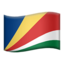 Seychelles Flag emoji in Apple's design style - Unicode 1F1F8-1F1E8