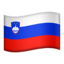 Slovenia Flag emoji in Apple's design style - Unicode 1F1F8-1F1EE