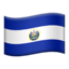 El Salvador Flag emoji in Apple's design style - Unicode 1F1F8-1F1FB